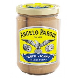 Angelo Parodi Tuna Fillets in Jar 425 g