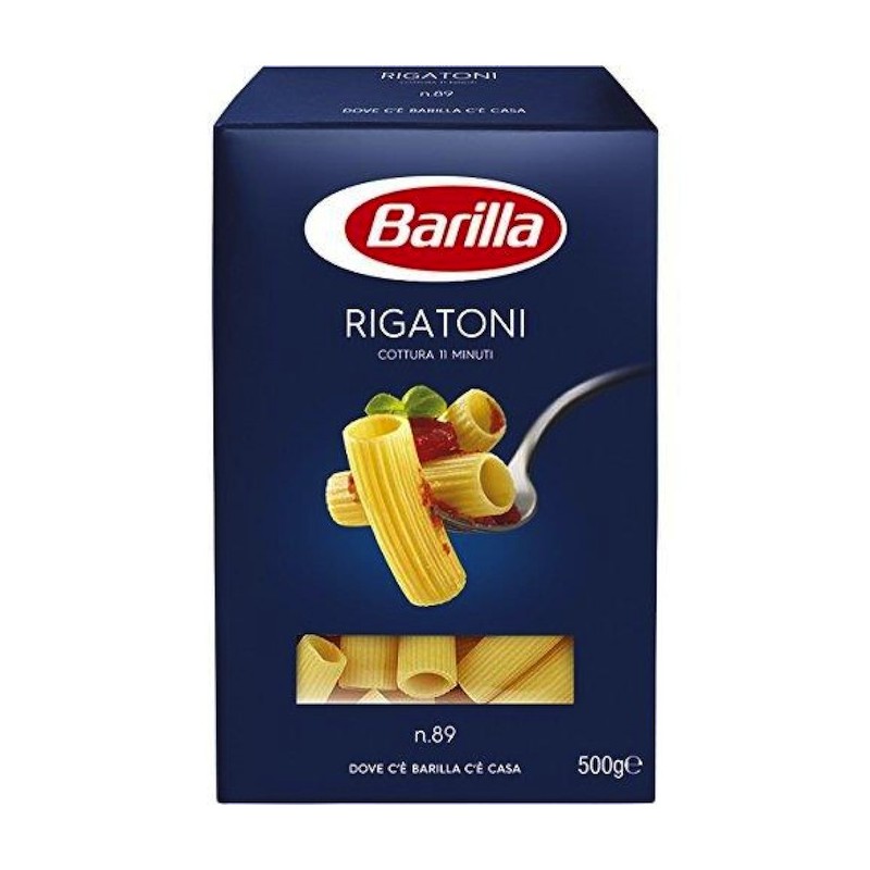 | 500 Pasta Rigatoni g SEMOLINA Barilla WHEAT DURUM Category N89