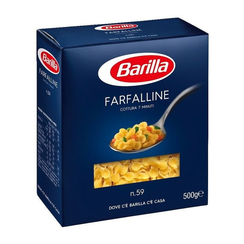 Barilla Pasta N59 Farfalline 500 g | Category DURUM WHEAT SEMOLINA