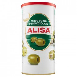 Alisa Pitted Green Olives 1420 g