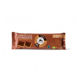 Alce Nero Organic Dark Chocolate Farrociock Biscuits 28 g