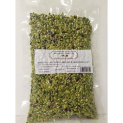Benessere Italiano Bronte Pistachio PDO coarsely chopped 250 g | Category FRUTTA SECCA