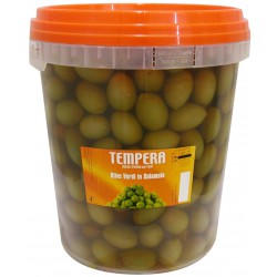 Tempera Sweet Green Olives Size 90 4 kg