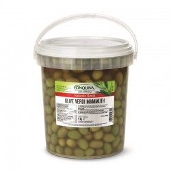 Cinquina Sweet Green Olives Maxi Mammuth 5 kg