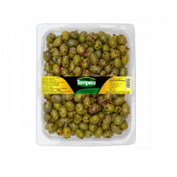 Tempera Pitted Seasoned Olives 1,5 kg