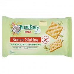 Mulino Bianco Gluten Free Rice and Rosemary Crackers 200 g