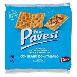 Gran Pavesi Cracker mit reduziertem Salzgehalt* 560 g