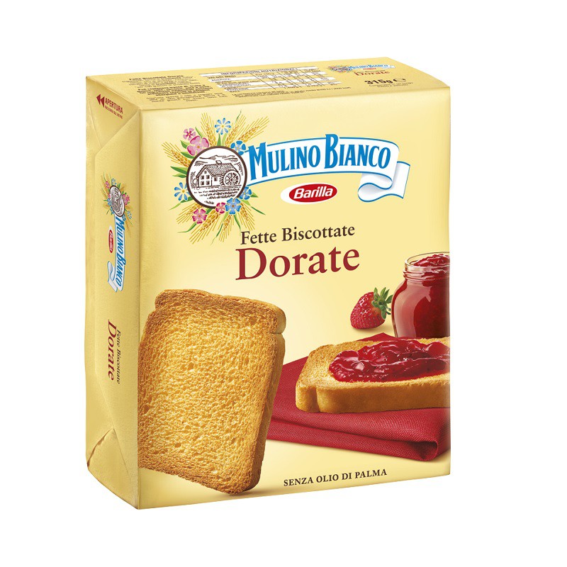 Mulino Bianco le Dorate Fette Biscottate 315 g | Category BAKERY PRODUCTS  AND SNACKS