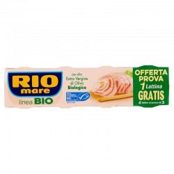 Rio Mare with Organic Extra Virgin Olive Oil 4 x 65 g