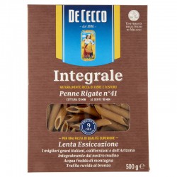 De Cecco Wholewheat Penne Rigate No. 41 500 g