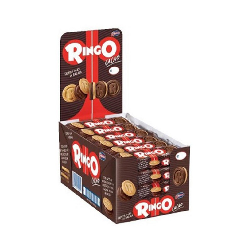 Pavesi Ringo Biscotti Ripieni Al Cacao 24 x 55 g