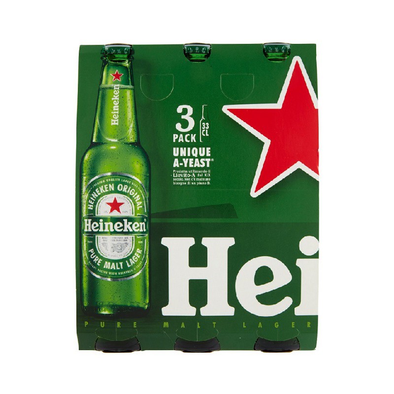 Heineken Birra 3 x 33 cl