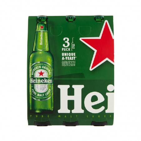 Heineken Bier 3 x 33 cl