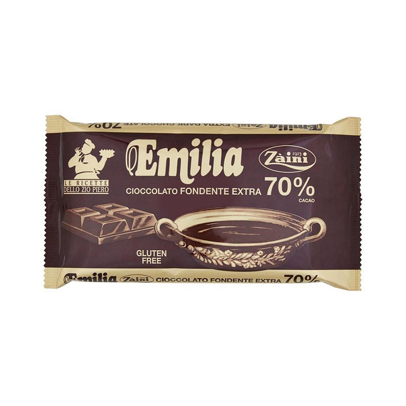 Zaini Cioccolato Fondente 70% Emilia 1 kg