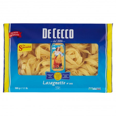 De Cecco Le Specialità Lasagnette n° 202 500 g
