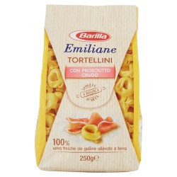 Barilla Emiliane Tortellini con Prosciutto Crudo 250 g