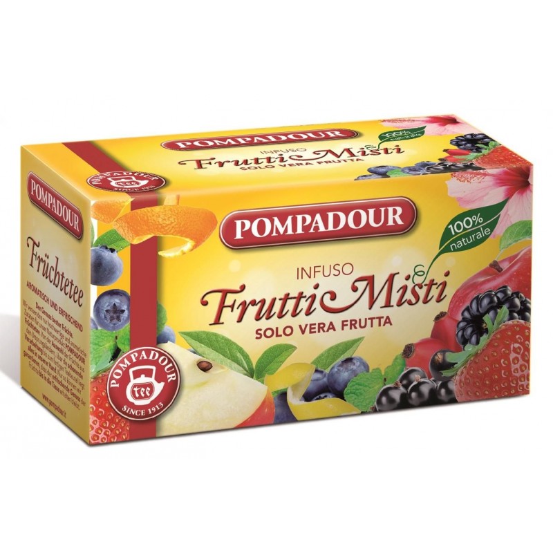 Pompadour Infuso Ai Frutti Misti 20 filtri | Category TEA AND INFUSIONS